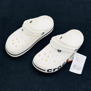 Crocs Unisex Bayaband Clogs - Classic Cream/Stucco